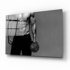 Fitness Cam Tablo Özel Tasarım Ofis, Mutfak Çocuk Odası, Salon Dekorasyon