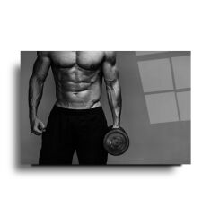 Fitness Cam Tablo Özel Tasarım Ofis, Mutfak Çocuk Odası, Salon Dekorasyon