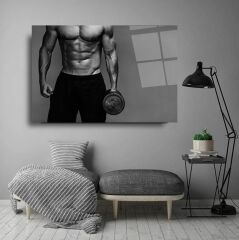 Fitness Cam Tablo Özel Tasarım Ofis, Mutfak Çocuk Odası, Salon Dekorasyon