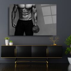 Fitness Cam Tablo Özel Tasarım Ofis, Mutfak Çocuk Odası, Salon Dekorasyon