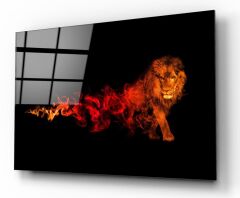 Aslan Cam Tablo Özel Tasarım Ofis, Mutfak Çocuk Odası, Salon Dekorasyon