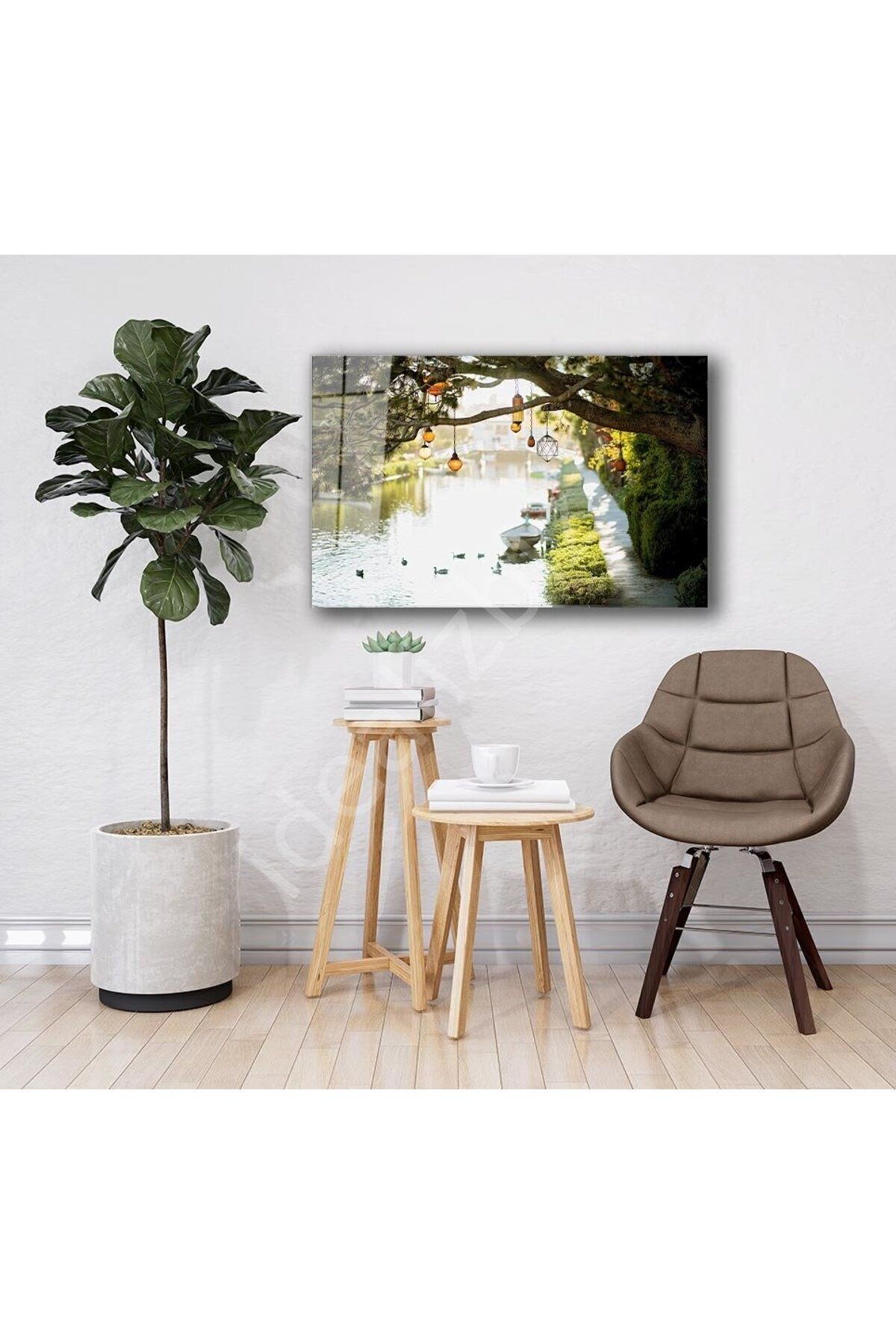 Çiçekdoğa Manzara Cam Tablo 4mm Dayanıklı Temperli Cam