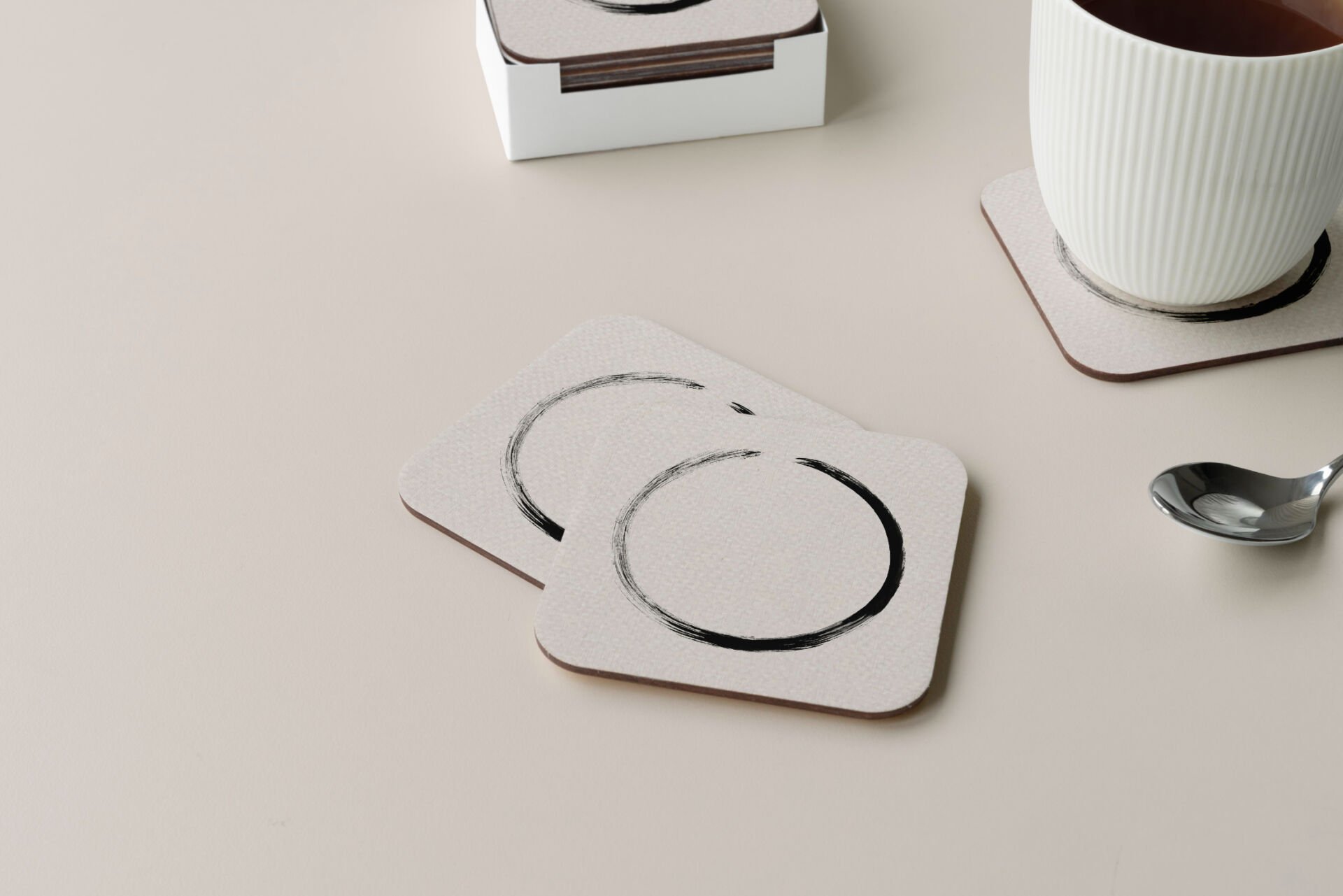 Dekoratif Bardak Altlığı Circle Design 269