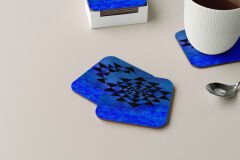Dekoratif Bardak Altlığı Neon Desen 43