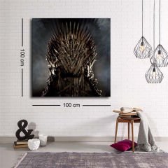 Dekoratif Baskı illüstrasyon Game of thrones Kanvas Tablo