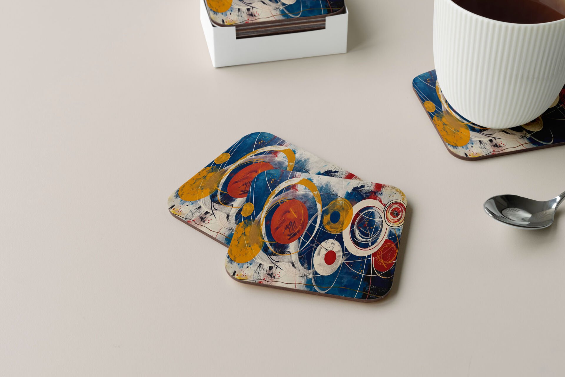 Dekoratif Bardak Altlığı Circle Design 279