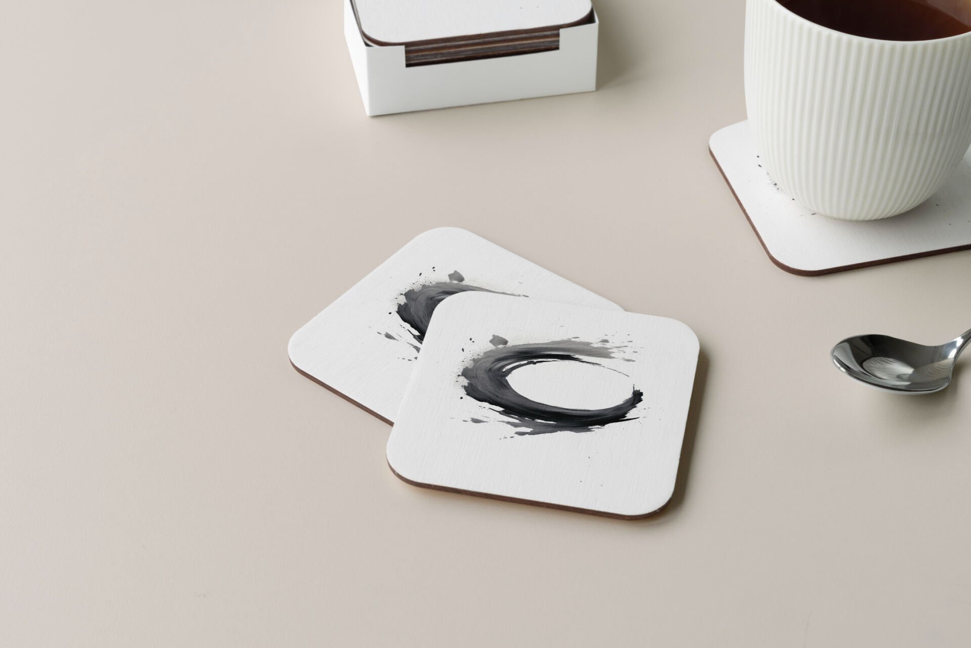 Dekoratif Bardak Altlığı Circle Design 283