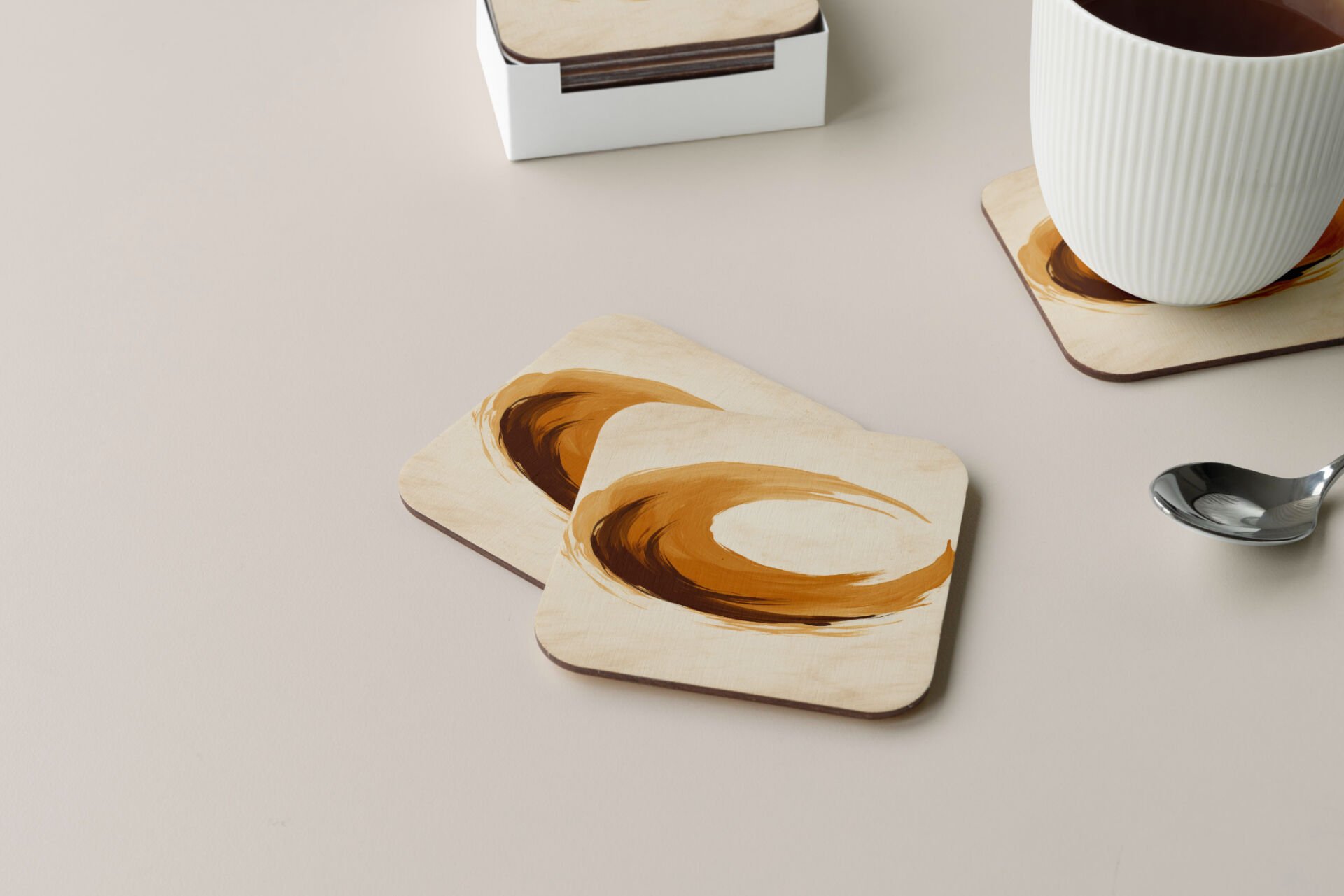 Dekoratif Bardak Altlığı Circle Design 286