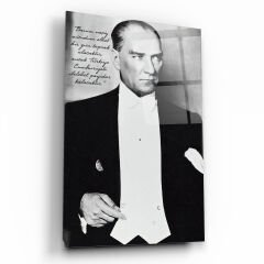 Atatürk Cam Tablo Özel Tasarım Ofis, Mutfak Çocuk Odası, Salon Dekorasyon