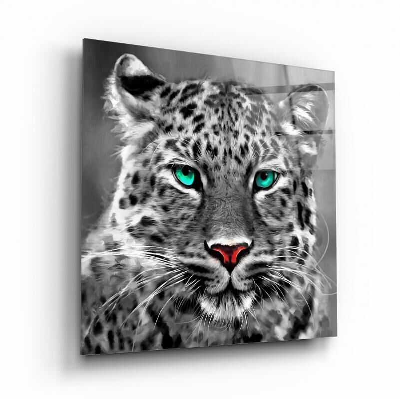 Leopar Cam Tablo Özel Tasarım Ofis, Mutfak Çocuk Odası, Salon Dekorasyon