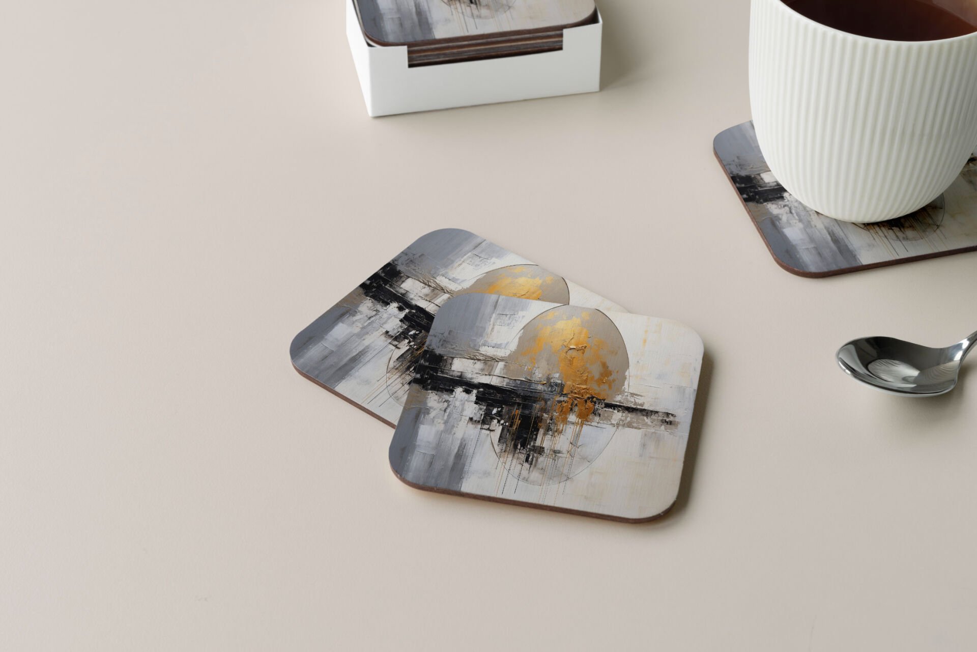 Dekoratif Bardak Altlığı Circle Design 294