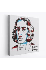 Baruch Spinoza Dekoratif Kanvas Tablo-5818
