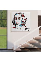 Baruch Spinoza Dekoratif Kanvas Tablo-5818