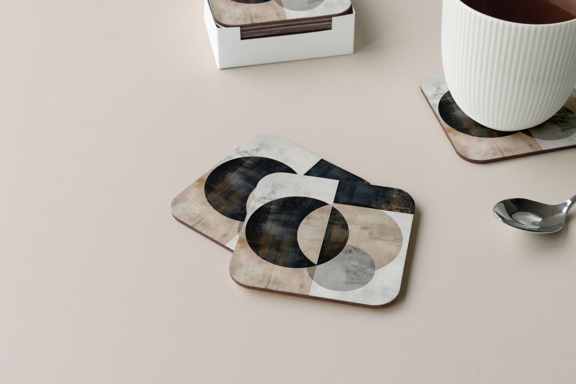 Dekoratif Bardak Altlığı Circle Design 302