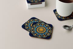 Dekoratif Bardak Altlığı Neon Desen 71