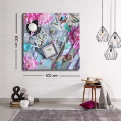 Dekoratif Baskı illüstrasyon Gift Box Kanvas Tablo