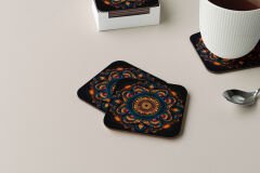 Dekoratif Bardak Altlığı Neon Desen 80