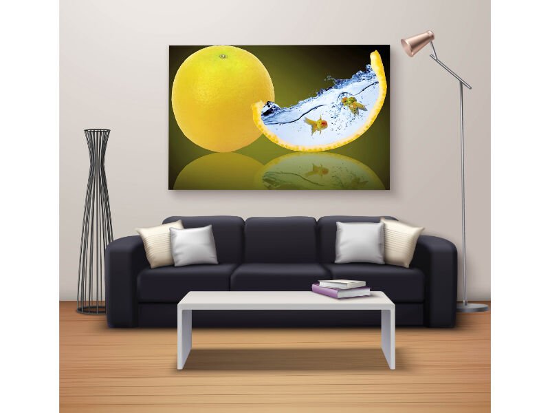 Dekoratif Baskı Özel Tasarım Dikdödrtgen Kanvas Tablo 973