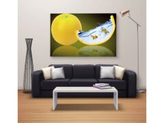 Dekoratif Baskı Özel Tasarım Dikdödrtgen Kanvas Tablo 973