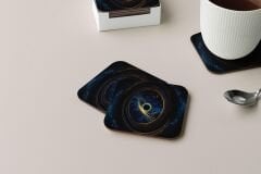 Dekoratif Bardak Altlığı Neon Desen 87