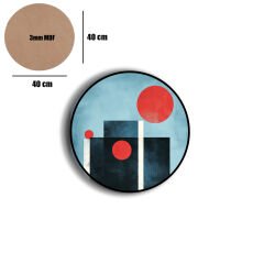 Amarikan Servis, Mdf Supla Takımı 6 Adet (6'lı Takım ), 6'lı Bardak Altlığı Hedliyeli 26