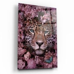 Leopar Cam Tablo Özel Tasarım Ofis, Mutfak Çocuk Odası, Salon Dekorasyon