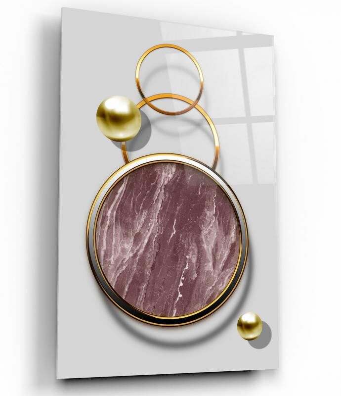 Geometrik Desen Cam Tablo Özel Tasarım Ofis, Mutfak Çocuk Odası, Salon Dekorasyon