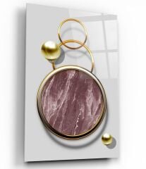 Geometrik Desen Cam Tablo Özel Tasarım Ofis, Mutfak Çocuk Odası, Salon Dekorasyon