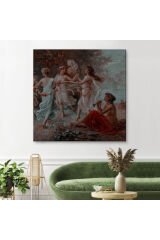 Dans Eden Kadınlar Kanvas Tablo-5851
