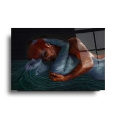 Kadın Ve Erkek Cam Tablo Özel Tasarım Ofis, Mutfak Çocuk Odası, Salon Dekorasyon