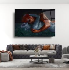 Kadın Ve Erkek Cam Tablo Özel Tasarım Ofis, Mutfak Çocuk Odası, Salon Dekorasyon