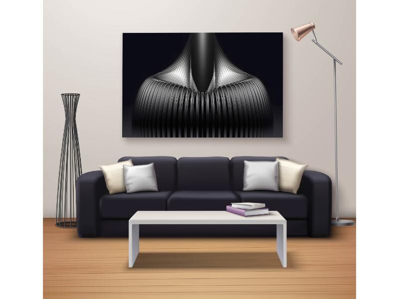 Dekoratif Baskı Özel Tasarım Dikdödrtgen Kanvas Tablo 1999