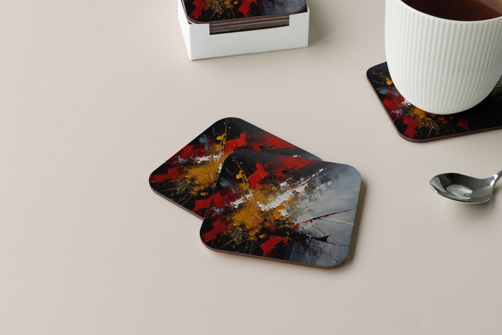 Dekoratif Bardak Altlığı Circle Design 352
