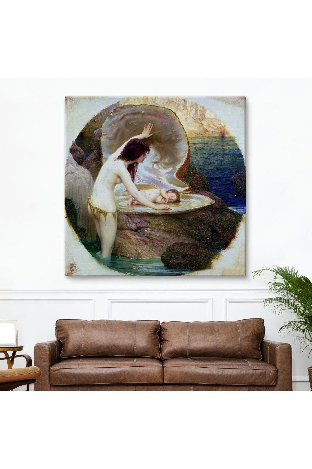 Hz Meryem ve Hz İsa Kanvas Tablo-5869 70 x 70