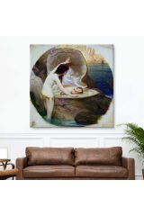 Hz Meryem ve Hz İsa Kanvas Tablo-5869 70 x 70