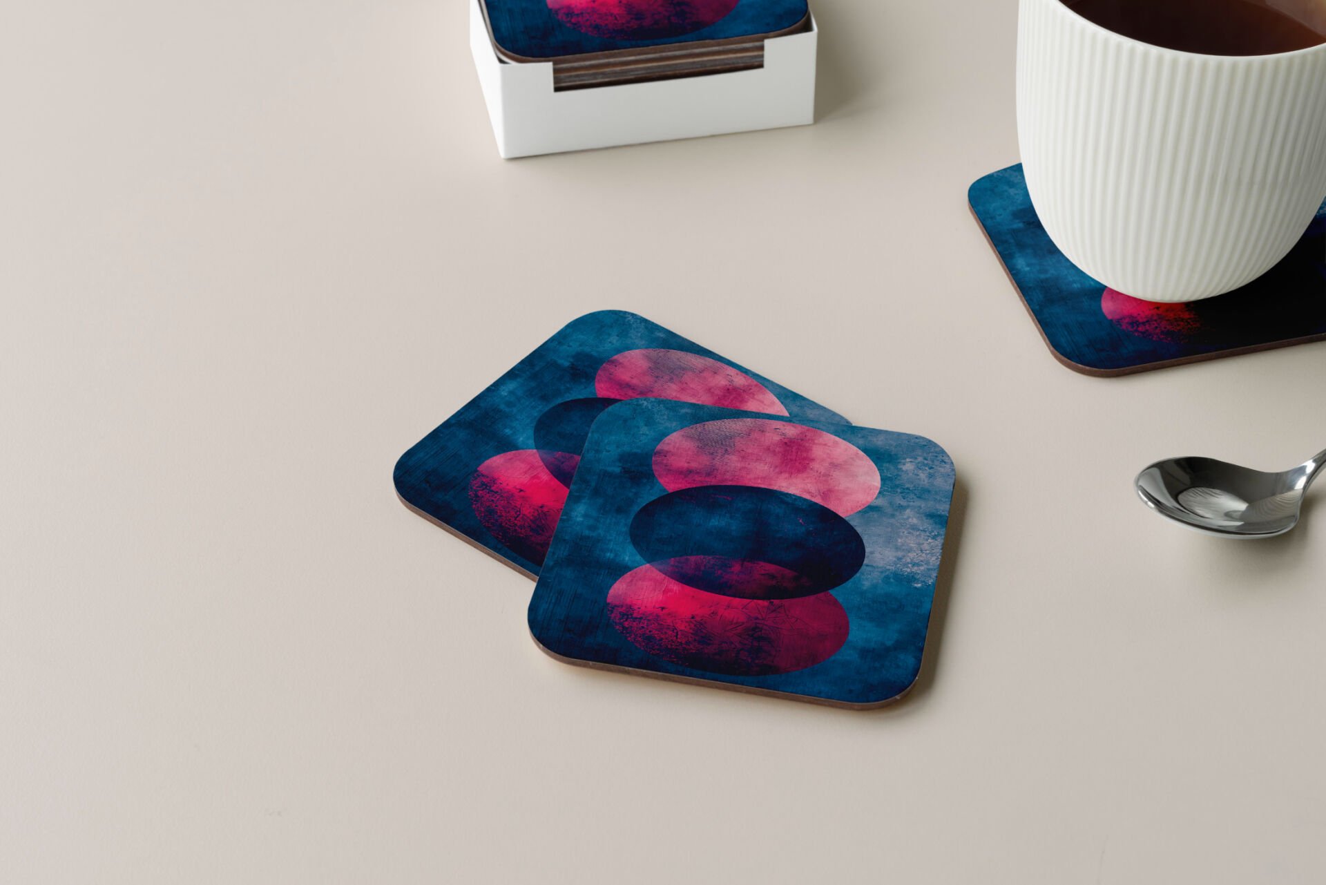 Dekoratif Bardak Altlığı Circle Design 355