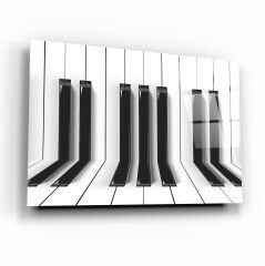 Piyano Cam Tablo Özel Tasarım Ofis, Mutfak Çocuk Odası, Salon Dekorasyon