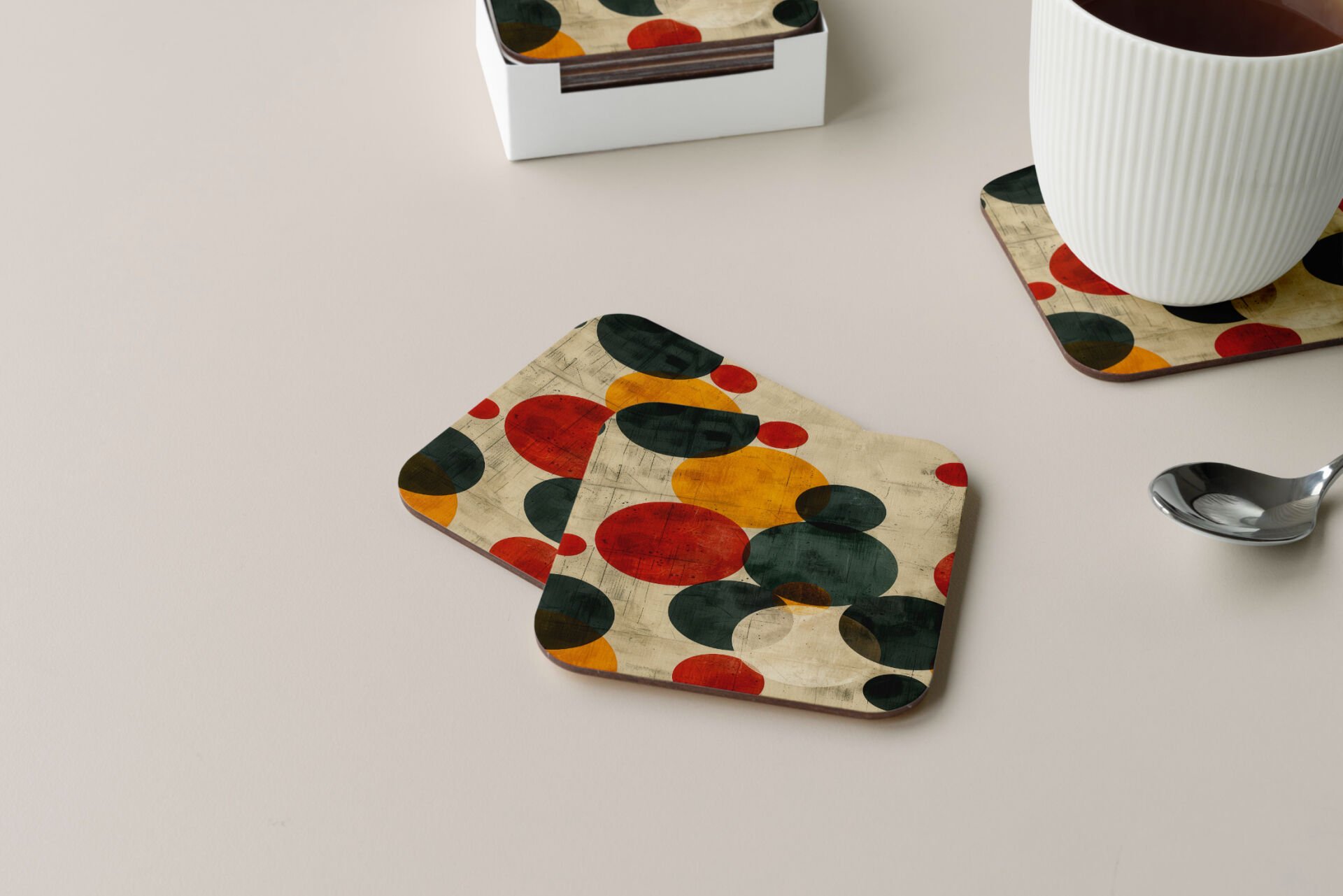 Dekoratif Bardak Altlığı Circle Design 359