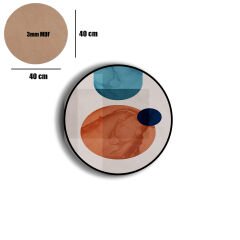 Amarikan Servis, Mdf Supla Takımı 6 Adet (6'lı Takım ), 6'lı Bardak Altlığı Hedliyeli 62