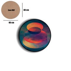 Amarikan Servis, Mdf Supla Takımı 6 Adet (6'lı Takım ), 6'lı Bardak Altlığı Hedliyeli 64