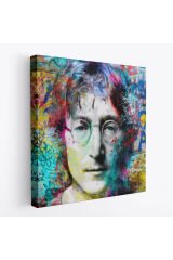 John Lennon Sokak Sanatı Kanvas Tablo Street Art-5890