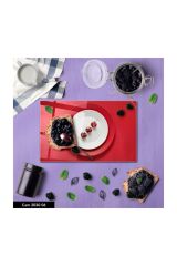 Antibakteriyel Cam Kesme Tahtası | Baskılı Kesim Tablası | 25 x 35 cm