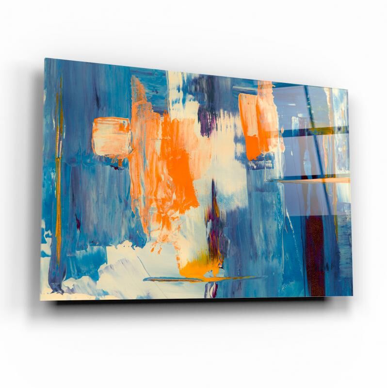 Soyut Desen Cam Tablo Özel Tasarım Ofis, Mutfak Çocuk Odası, Salon Dekorasyon