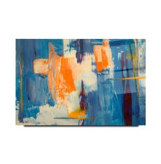 Soyut Desen Cam Tablo Özel Tasarım Ofis, Mutfak Çocuk Odası, Salon Dekorasyon