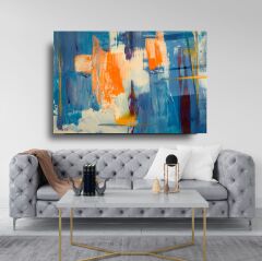 Soyut Desen Cam Tablo Özel Tasarım Ofis, Mutfak Çocuk Odası, Salon Dekorasyon