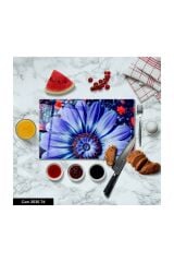 Antibakteriyel Cam Kesme Tahtası | Baskılı Kesim Tablası | 25 x 35 cm