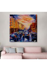 Şehir Trafiği Kanvas Tablo-5901