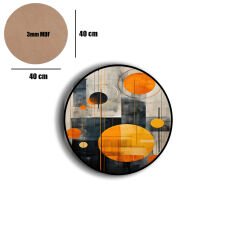 Amarikan Servis, Mdf Supla Takımı 6 Adet (6'lı Takım ), 6'lı Bardak Altlığı Hedliyeli 89