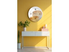 Dekoratif Cam Duvar Saati-1027