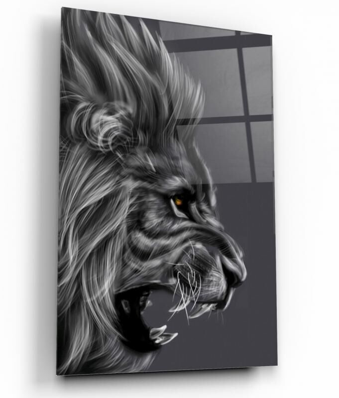 Aslan Cam Tablo Özel Tasarım Ofis, Mutfak Çocuk Odası, Salon Dekorasyon